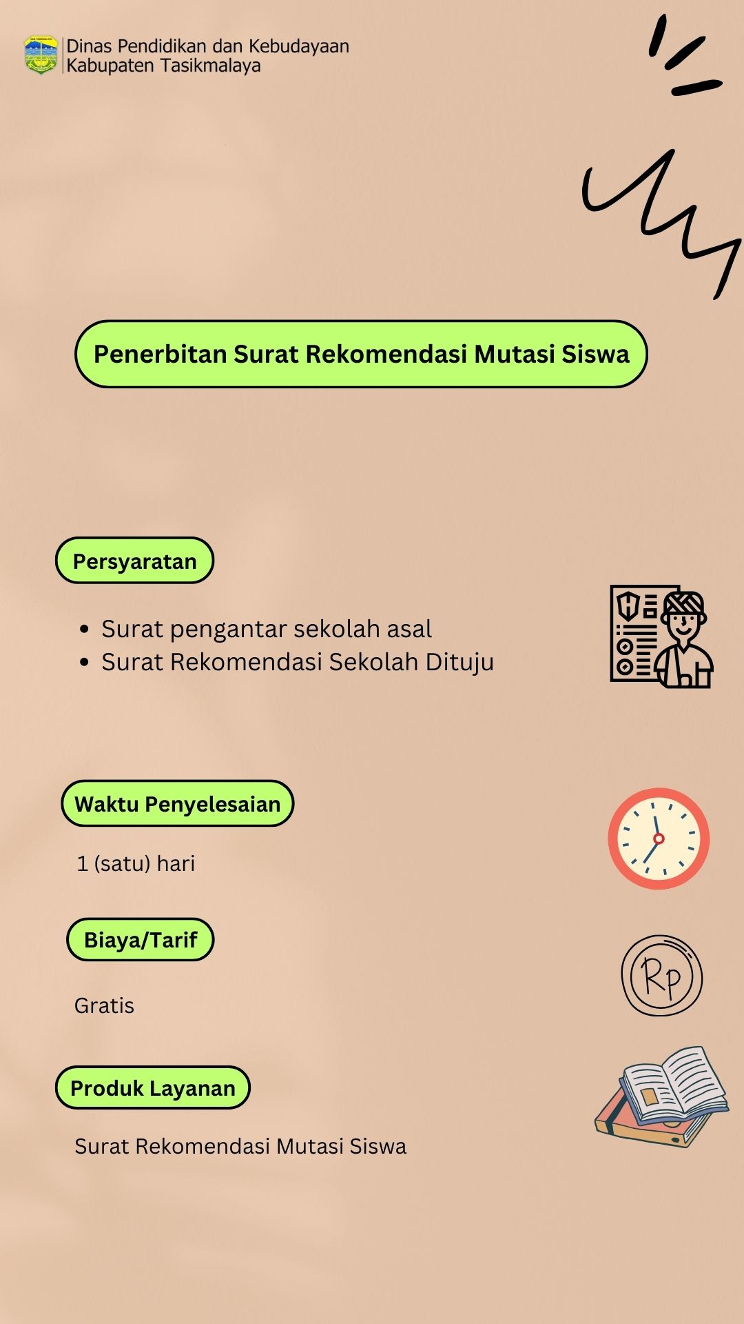 Surat Rekomendasi Mutasi Siswa