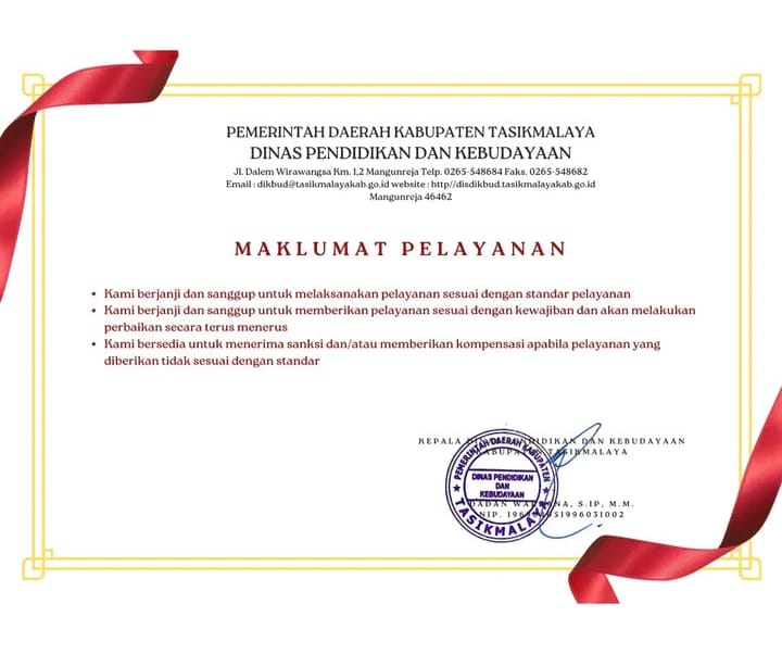 Maklumat Pelayanan